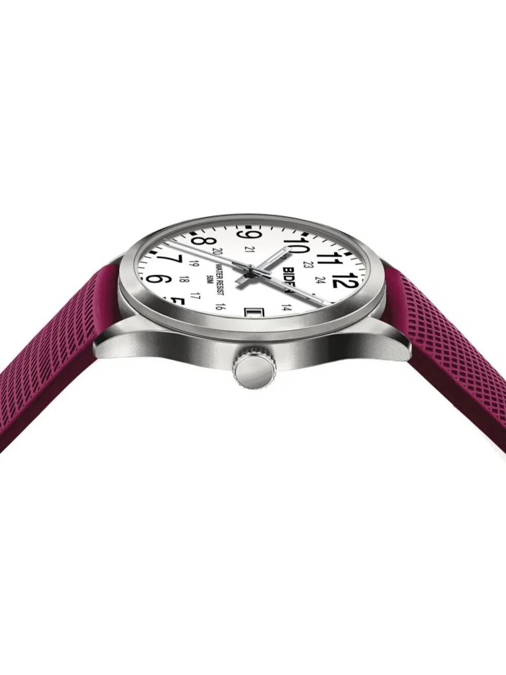 Men's Purple Analog Quartz Unisex Medical Professionals Waterproof Nurse Watch